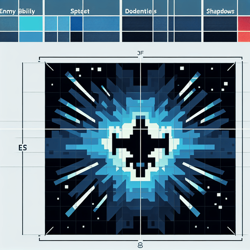 Single enemy spaceship flying straight downwards viewed from above in colour.
Single Game Texture. In-Game asset. 2d. Blank background. High contrast. No shadows.