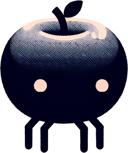 apple with legs.
Single Game Texture. In-Game asset. 2d. Blank background. High contrast. No shadows.