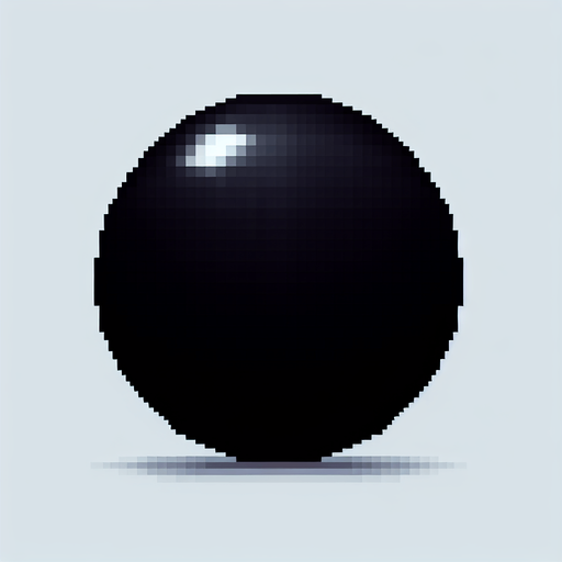 round black circle. pixelated. 8 bit..
Single Game Texture. In-Game asset. 2d. Blank background. High contrast. No shadows.