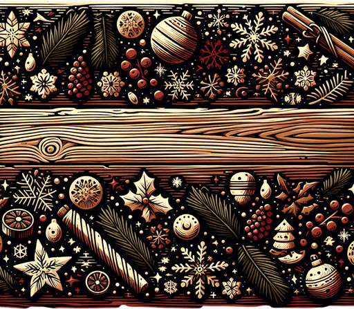 a christmas wooden board Background image. High contrast. No shadows.