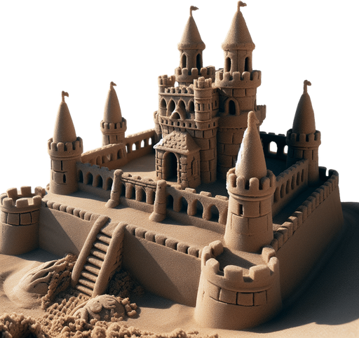 Un château de sable.
Image