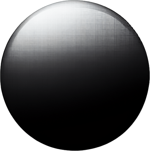 Black circle with a bit of transparency.