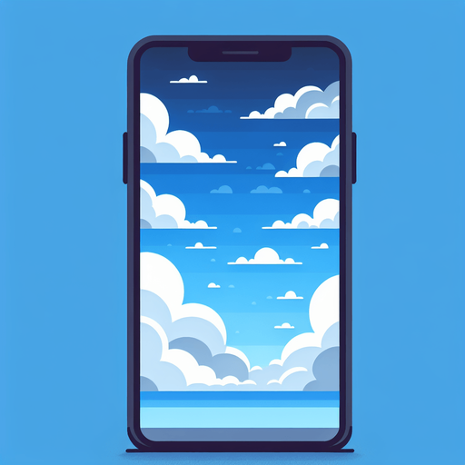 Simple blue sky background, I phone background, no clouds.
Single Game Texture. In-Game asset. 2d. Blank background. High contrast. No shadows.