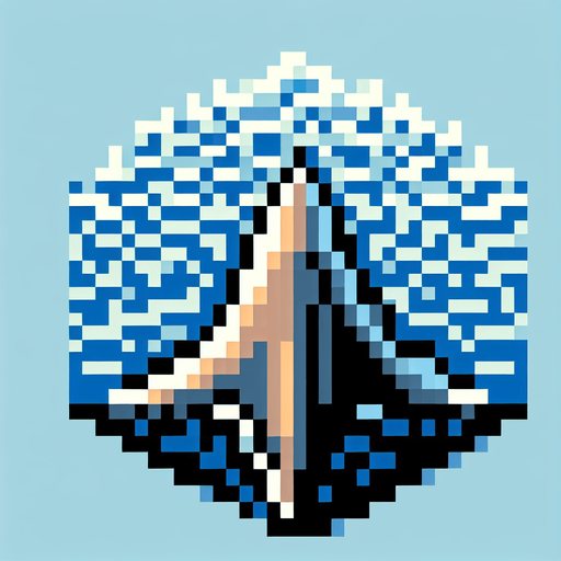 shark fin seen from above. bir-eye perspective view. pixelated 8-bit.
Single Game Texture. In-Game asset. 2d. Blank background. High contrast. No shadows.