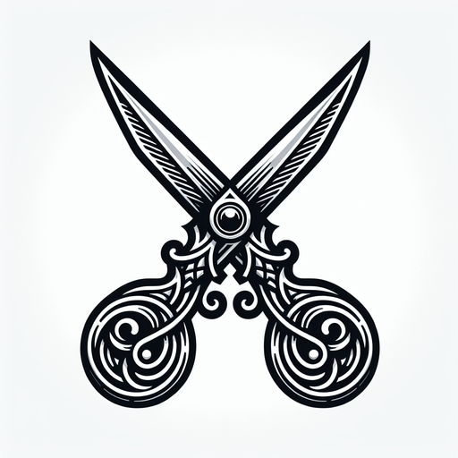 An icon for scissors