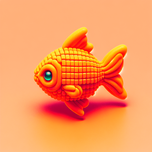 Orange Baby fish lateral view.
2024 game style