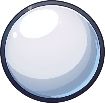 White bubble with very thin gray border..
Single Game Texture. In-Game asset. 2d. Blank background. High contrast. No shadows.