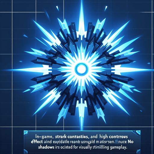 Blue,laser like.
Single Game Texture. In-Game asset. 2d. Blank background. High contrast. No shadows.