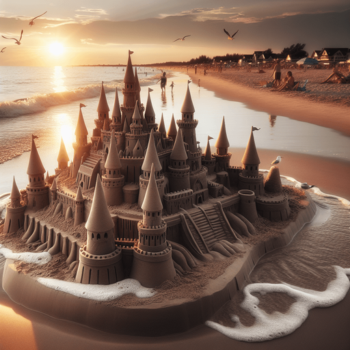 Un château de sable.
Image