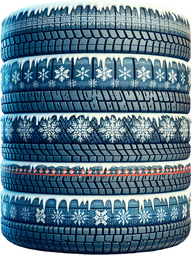 2d stacked christmas winter tire Single Game Texture. In-Game asset. 2d. Blank background. High contrast. No shadows.