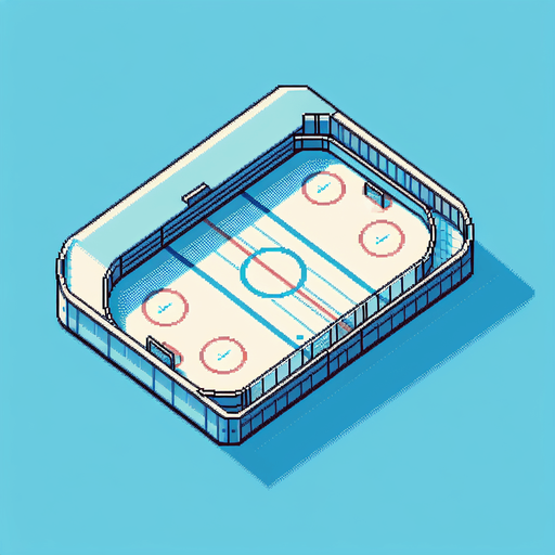 floor of an ice skating ring. top-view. seen from above. Single Game Texture. In-Game asset. 2d. High contrast. No shadows. pixelated.8 bit. game background