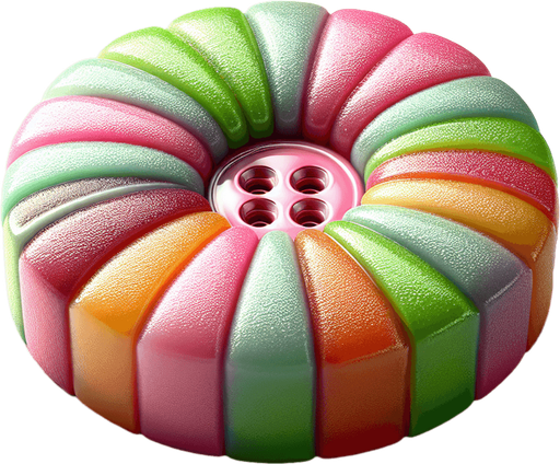 It is a button in a candy shape