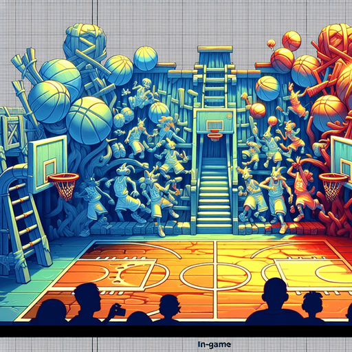 2d basketball in the art style of final fantasy 9.
Single Game Texture. In-Game asset. 2d. Blank background. High contrast. No shadows.