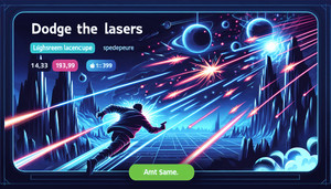 dodge the lasers