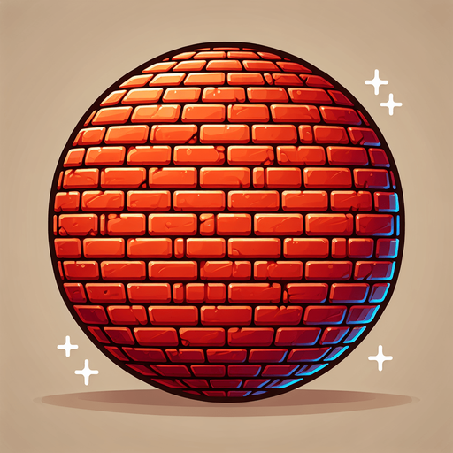 maak rode muren bricks

Single Game Texture. In-Game asset. 2d. Blank background. High contrast. No shadows.