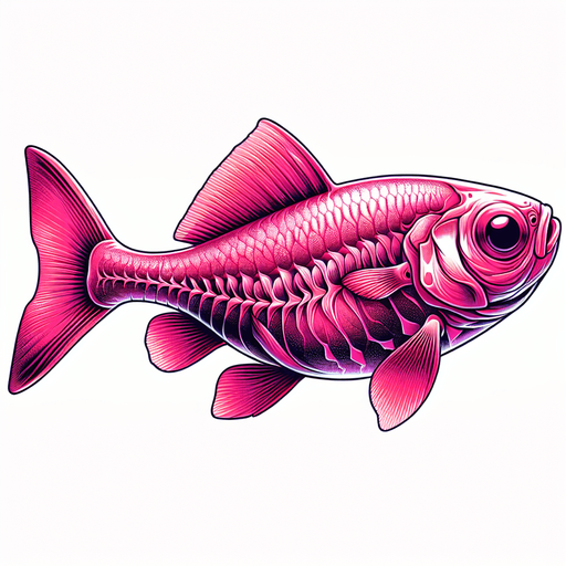 Pink Baby fish lateral view.
2024 game style