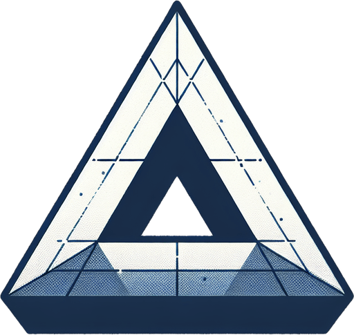 A simple Triangle with three equal sides..
Single Game Texture. In-Game asset. 2d. Blank background. High contrast. No shadows.