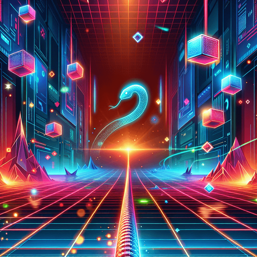 Bright Amazing games background for modern snake game. It should be epic!