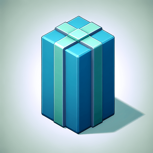 an christmas elongated cuboid present. plastic style. No shadow. Single Game Texture. In-Game asset. 2d. Blank background. High contrast. No shadows.