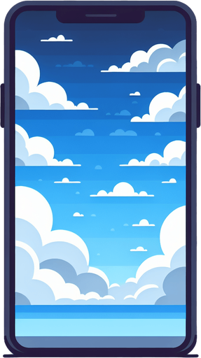 Simple blue sky background, I phone background, no clouds.
Single Game Texture. In-Game asset. 2d. Blank background. High contrast. No shadows.