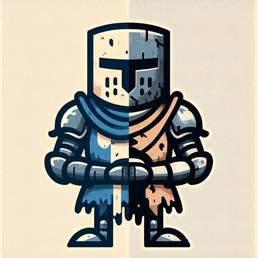 Chevalier à moitié mort.
Single Game Texture. In-Game asset. 2d. Blank background. High contrast. No shadows.