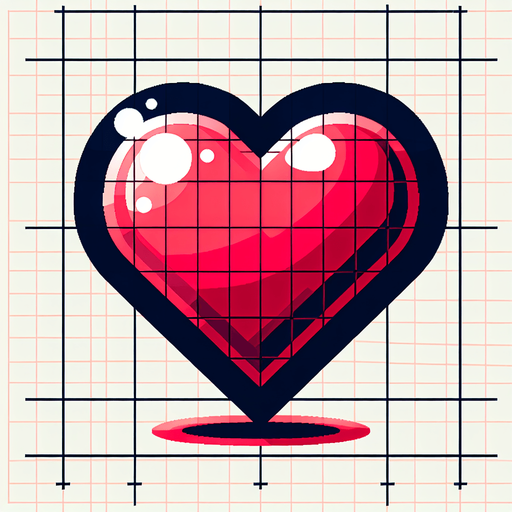 heart.
Single Game Texture. In-Game asset. 2d. Blank background. High contrast. No shadows.