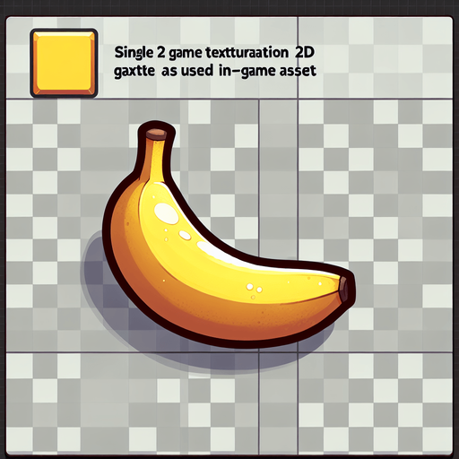 Cartoon banana. Single Game Texture. In-Game asset. 2d. Blank background. High contrast. No shadows..
Single Game Texture. In-Game asset. 2d. Blank background. High contrast. No shadows.