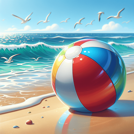 Un ballon de plage.
Image