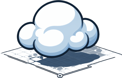 cartoon white cloud..
Single Game Texture. In-Game asset. 2d. Blank background. High contrast. No shadows.