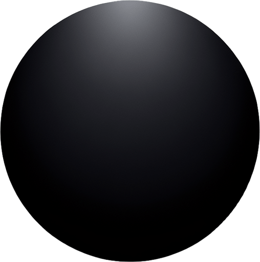 Black circle with a bit of transparency.