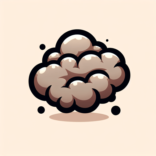 Cloud of smoke  cartoon  Single Game Texture. In-Game asset. 2d. Blank background. High contrast. No shadows. Single Game Texture. In-Game asset. 2d. Blank background. High contrast. No shadows. Single Game Texture. In-Game asset. 2d. Blank background. High contrast. No shadows.