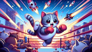 Rocket Fist Kitten Boxing