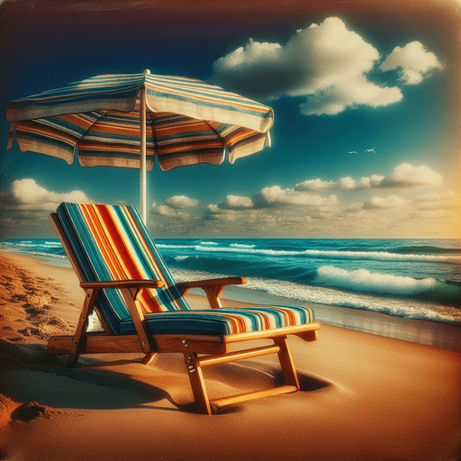 beach lounge chair.
photo