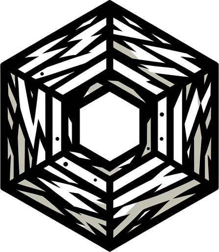 A simple, regular octagon shape with eight equal sides and angles..
Single Game Texture. In-Game asset. 2d. Blank background. High contrast. No shadows.