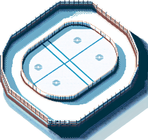 floor of an ice skating ring. top-view. seen from above. Single Game Texture. In-Game asset. 2d. High contrast. No shadows. pixelated.8 bit. game background