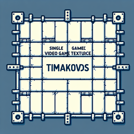 надпись "Timakovds".
Single Game Texture. In-Game asset. 2d. Blank background. High contrast. No shadows.