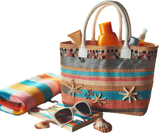 Sac de plage.
Image