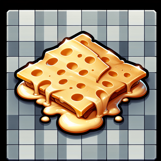 Raclette.
Single Game Texture. In-Game asset. 2d. Blank background. High contrast. No shadows.