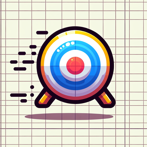 cartoon shooting target sprite
Single Game Texture. In-Game asset. 2d. Blank background. High contrast. No shadows.