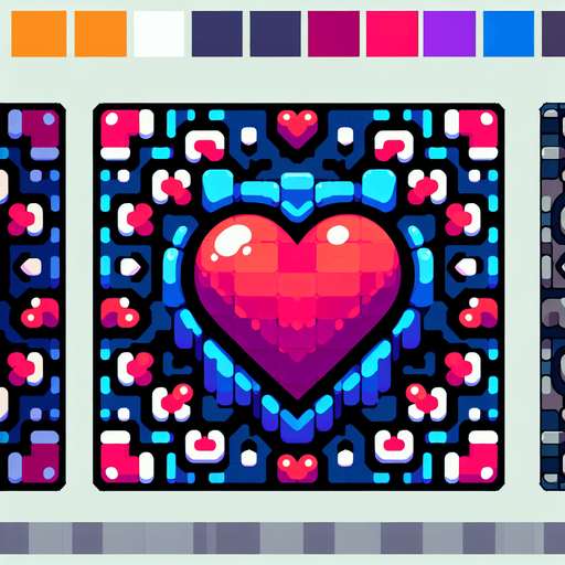 Game Heart Lifes.
Single Game Texture. In-Game asset. 2d. Blank background. High contrast. No shadows.