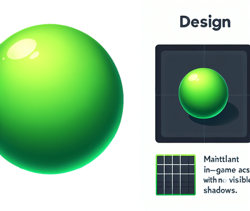 Green
 round ball.
Single Game Texture. In-Game asset. 2d. Blank background. High contrast. No shadows.