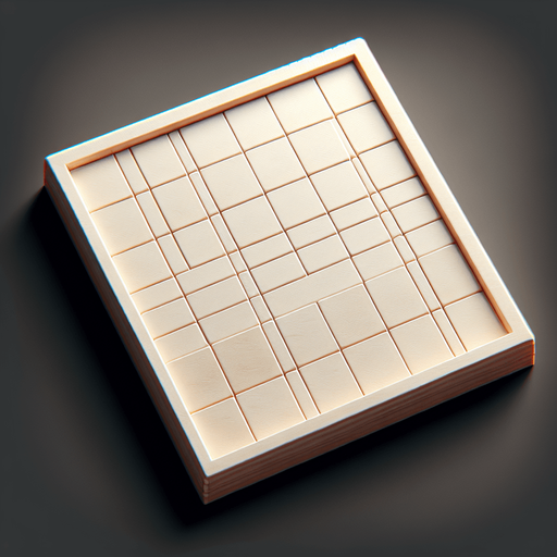 A smooth, clean, blank and empty scrabble tile for a game..
Single Game Texture. In-Game asset. 2d. Blank background. High contrast. No shadows.