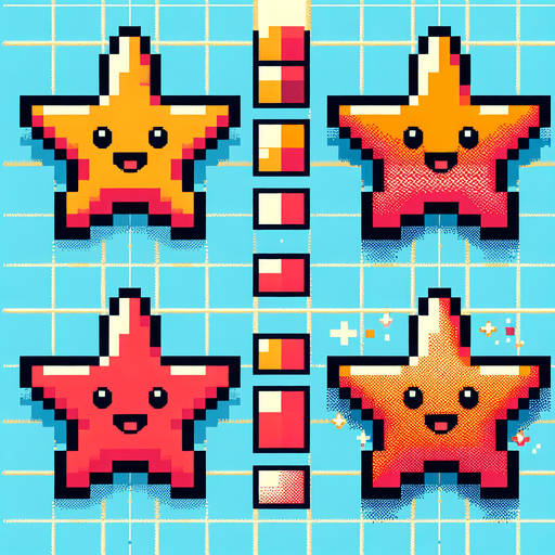 8-bit. cartoon. starfish.
Single Game Texture. In-Game asset. 2d. Blank background. High contrast. No shadows.