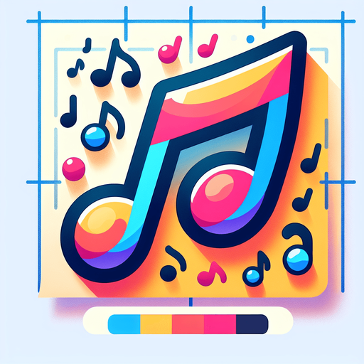 Create a cartoon-style illustration of a mix of colorful music notes.
Single Game Texture. In-Game asset. 2d. Blank background. High contrast. No shadows.