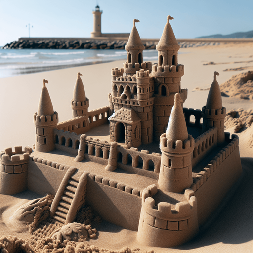 Un château de sable.
Image