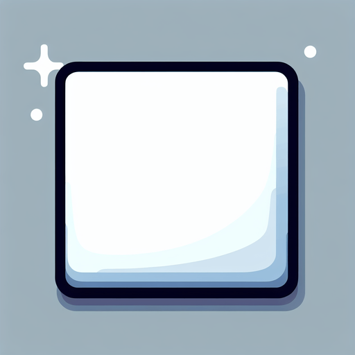 cartoon white rectangel.
Single Game Texture. In-Game asset. 2d. Blank background. High contrast. No shadows.