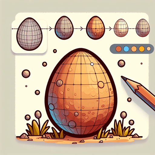 Ostrich egg.
Single Game Texture. In-Game asset. 2d. Blank background. High contrast. No shadows.