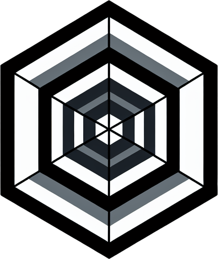 A simple pentagon with five equal sides..
Single Game Texture. In-Game asset. 2d. Blank background. High contrast. No shadows.