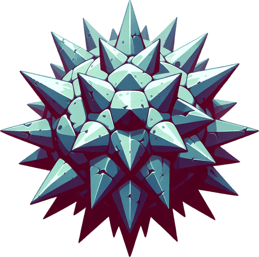 spikes.
Single Game Texture. In-Game asset. 2d. Blank background. High contrast. No shadows.