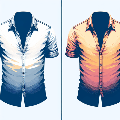 a fading shirt on a button.
Single Game Texture. In-Game asset. 2d. Blank background. High contrast. No shadows.